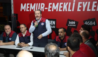 Memur-Sen’den 81 ilde çadırlı protesto